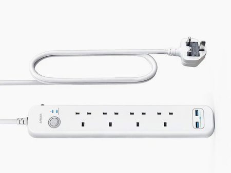 Anker PowerExtend 6-in-1 4 PowerStrip - White Online now