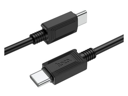 HOCO X73 60W Charging Cable - USB-C To USB-C   1 Meter   Black For Cheap