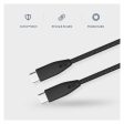 Powerology USB-C Charging Cable - USB-C To USB-C   2 Meters   Black Supply