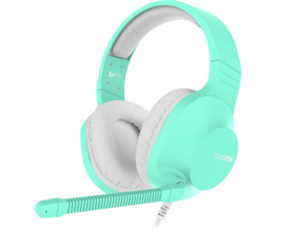 SADES Gaming Headset-Spirits (SA-721) - CYAN For Discount