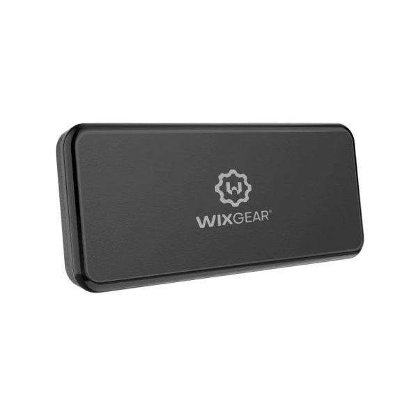 WixGear Rectangle Flat Magnetic Stick On Car Mount - Black Online Sale