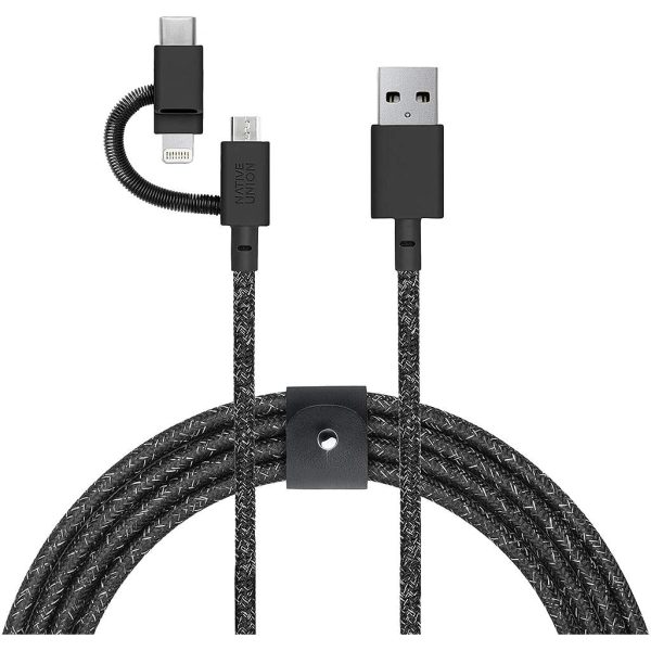 Native Union Belt Cable Universal 2M - Cosmos Black Online