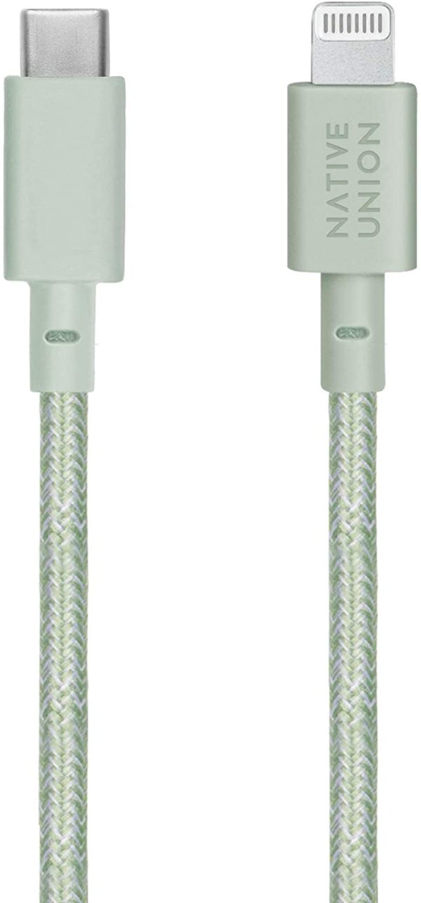 Native Union Belt Cable USB-C to Lightning 1.2M - Sage For Cheap