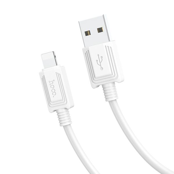 Hoco X73 Charging Data Sync Cable - USB   Lightning   1 Meter   White Online Hot Sale