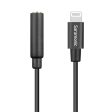 Saramonic 3.5mm Female TRRS to Lightning Adapter Cable - Black Fashion