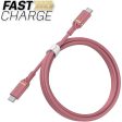 OtterBox USB-C to USB-C Fast Charge Cable - Standard 1 Meter - Matte Pink For Sale