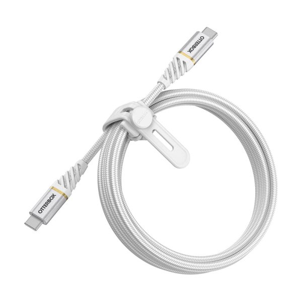 OtterBox Premium USB-C To USB-C Fast Charge Cable - USB-C   USB-C   2 Meters   White Online now