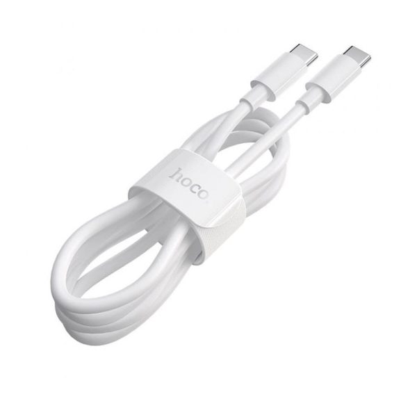 HOCO X51 High-Power Charging Data Sync Cable - USB-C To USB-C  100W   2 Meter   White on Sale