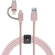 Native Union Belt Cable Universal 2M - Rose For Sale