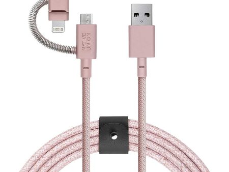 Native Union Belt Cable Universal 2M - Rose For Sale