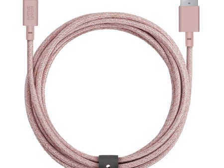 Native Union Belt Cable XL - USB A to Lightning 3M - Rose Online Sale