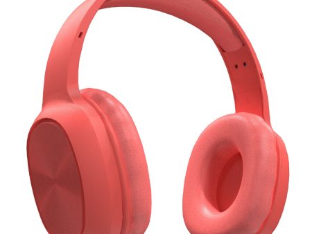 Soundtec By Porodo Pure Bass FM Wireless Headphone - Red Sale