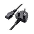 Power Cable 3 Pin - Black For Discount