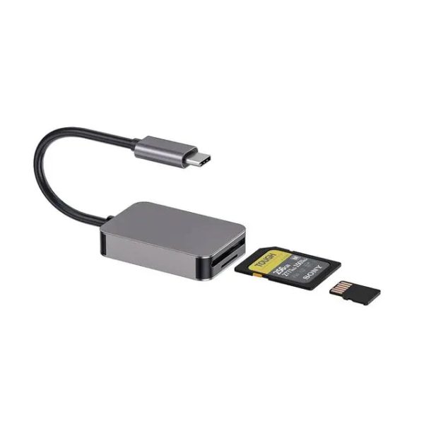 Porodo 2in1 USB-C Card Reader Hot on Sale