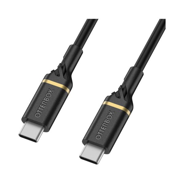 OtterBox Standard USB-C To USB-C Fast Charge Cable - USB-C   USB-C   1 Meter   Black Sale