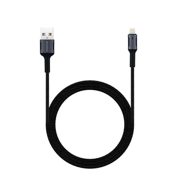 RockRose Armour AL 2.4A Lightning Cable - 1M   Black   Midnight Blue Sale