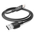 Porodo Blue PVC Lightning Cable 1m 3.2ft - Black Hot on Sale