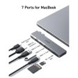 Anker 547 USB-C Hub (7-in-2, for MacBook) - Silver Fashion