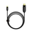 Mcdodo 4K High Resolution HDMI Cable - HDMI   USB-C   2 Meters   Black Cheap