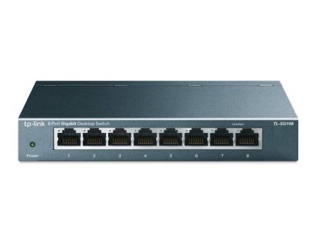 TP-Link TL-SG108 8-Port Gigabit Desktop Switch - 8 Ports   AC 120 230 V Cheap