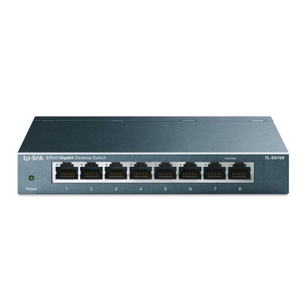 TP-Link TL-SG108 8-Port Gigabit Desktop Switch - 8 Ports   AC 120 230 V Cheap