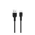 HOCO X20 Flash Charging Data Sync Cable - USB-C   Lightning   1 Meter   Black - Pack of 2 Discount