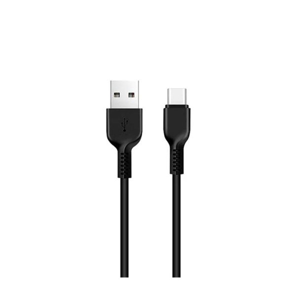 HOCO X20 Flash Charging Data Sync Cable - USB-C   Lightning   1 Meter   Black - Pack of 2 Discount