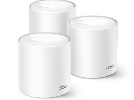 TP-Link Deco X10 (AX1500) Whole Home Mesh Wi-Fi 6 System - 5GHz (1201 Mbps)   Gigabit WAN   Gigabit LAN (3-Pack) Discount