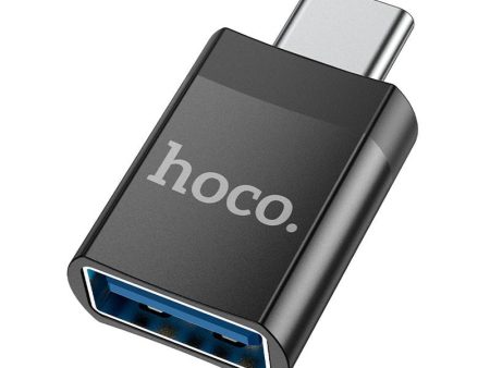 HOCO UA17 OTG Adapter - USB-A To USB-C Hot on Sale