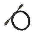 OtterBox Standard USB-C To USB-C Fast Charge Cable - USB-C   USB-C   2 Meters   Black Fashion