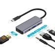 Porodo 4in1 HDMI 4K USB-C Hub Fashion