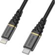 OtterBox Lightning to USB-C Fast Charge Cable - Premium 1 Meter - Black For Cheap