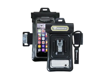 3 Meter Waterproof Sport Cover For iPhone 6 & 5.6  Smartphone With Carabiner & Armband Integrated With X-Mount Eco-System Online now