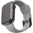 [U] by UAG Apple Watch 41 40 38mm DOT Silicone Strap - Grey For Sale