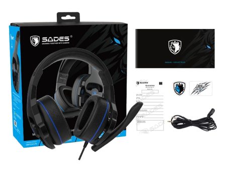 SADES P POWER MULTI-PLATFOM HEADSET - BLACK Hot on Sale