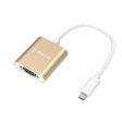 ORICO USB Type-C To VGA Adapter - Gold Hot on Sale