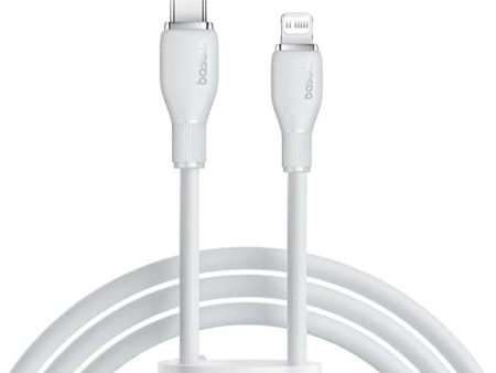 Baseus Pudding Series Fast Charging USB-C to Lightning Cable - 1.2M   Stellar White Fashion