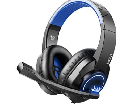 EKSA T8 Stereo Gaming Headset - Blue Fashion