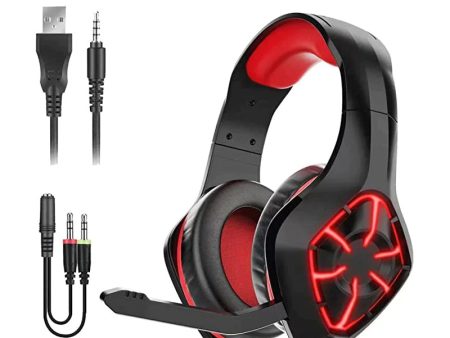 ONIKUMA-GAMING HEADSET GS 1000 - RED For Discount