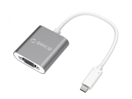 ORICO USB Type-C To VGA Adapter - Silver Hot on Sale