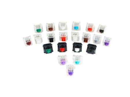 Glorious Gateron Green Mechanical Keyboard Switches - Blue Supply